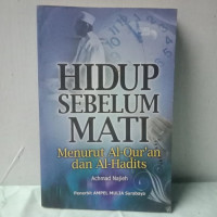 Image of Hidup sebelum mati : menurut al-qur'an- dan al- hadist