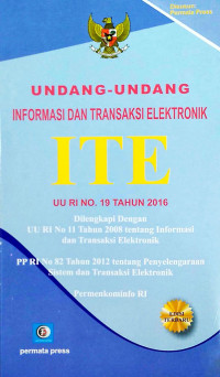 Image of Undang-Undang Informasi dan Transaksi Elektronik